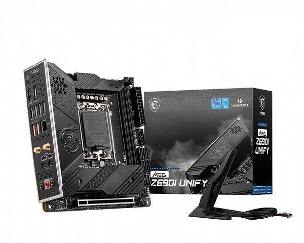 MSI MEG Z690I UNIFY DDR5 mITX Motherboard for LGA 1700 12th Gen Intel Processors