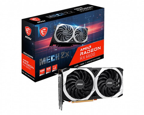 MSI Radeon RX 6600 MECH 2X 8G Graphics Card