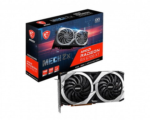 MSI Radeon RX 6700 XT MECH 2X 12G OC Graphics Card