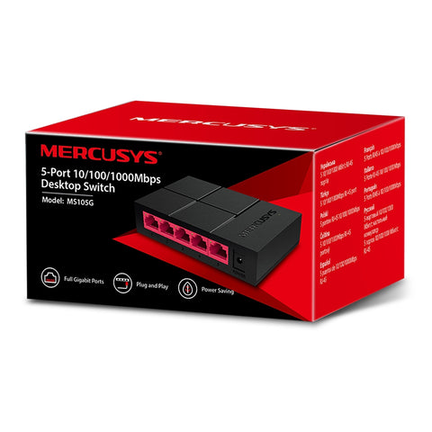 Mercusys MS105G 5-Port Gigabit Desktop Switch