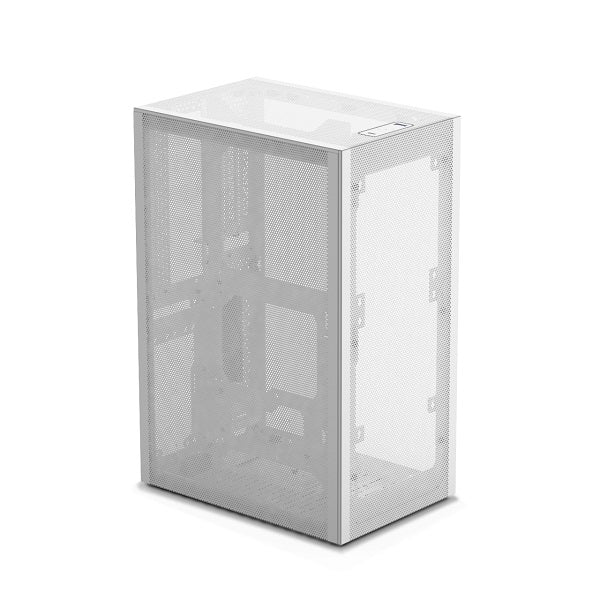 mITX Full Mesh Case with PCIe 3.0 Riser - White