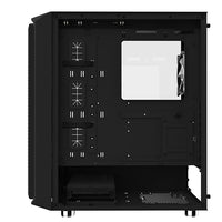 AIR X ARGB Mesh Front Compact ATX Side Tempered Glass PC Case w/2*20cm+12cm ARGB Fans and Controller
