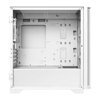 Air 100 ARGB Mesh Front Swivel Tempered Glass mATX Case w/4*12cm ARGB Fans and Controller