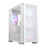 Air 100 ARGB Mesh Front Swivel Tempered Glass mATX Case w/4*12cm ARGB Fans and Controller