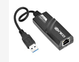 USB 3.0 Ethernet Adapter (Black)