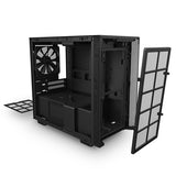 H210 CAM-powered Premium Mini-ITX PC Case | Matte Black | Matte White/Black