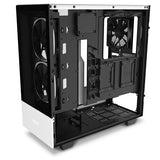 H510 Elite Premium Compact Mid-Tower ATX Case w/TG & Smart Device V2 | Matte Black | Matte White