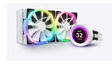 NZXT Kraken Z53 RGB 240mm Liquid Cooler with LCD Display and RGB Fans - White