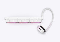 Nzxt RL-KRX73-RW Kraken X73 RGB 360mm Liquid Cooler w/AER RGB Fans - Matte White