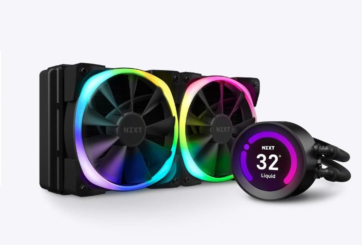 Nzxt RL-KRZ53-R1 Kraken Z53 RGB 240mm Liquid Cooler with LCD Display - Matte Black