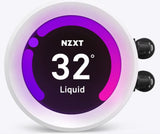 Nzxt RL-KRZ73-RW Kraken Z73 RGB 360mm Liquid Cooler with LCD Display - White