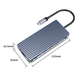 Orico WB-11P Type-C 11-in-1 Transparent Hub