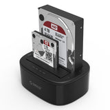 Orico 2.5 / 3.5-inch 2 Bay USB3.0 1 to 1 Hard Disk Drive Clone Dock | 6228US3-C