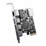 PNU-3A1R USB3.0 + Gigabit Network Combination Card [ No Type-C ]