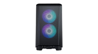 P200A High Airflow Mesh mITX DRGB TG Case - Black