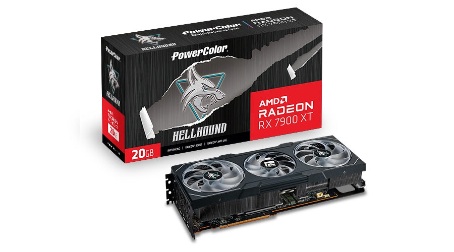 PowerColor Hellhound AMD Radeon RX 7900 XT 20GB GDDR6 Graphics Card
