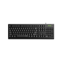 Rapoo NK1800 Spill Resistance Wired USB Keyboard - Black