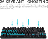 Rapoo V500 RGB Alloy Gaming Keyboard