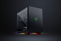 Razer Tomahawk Mini-ITX Gaming Case with Razer Chroma RGB | Dual-Sided TG Swivel Doors