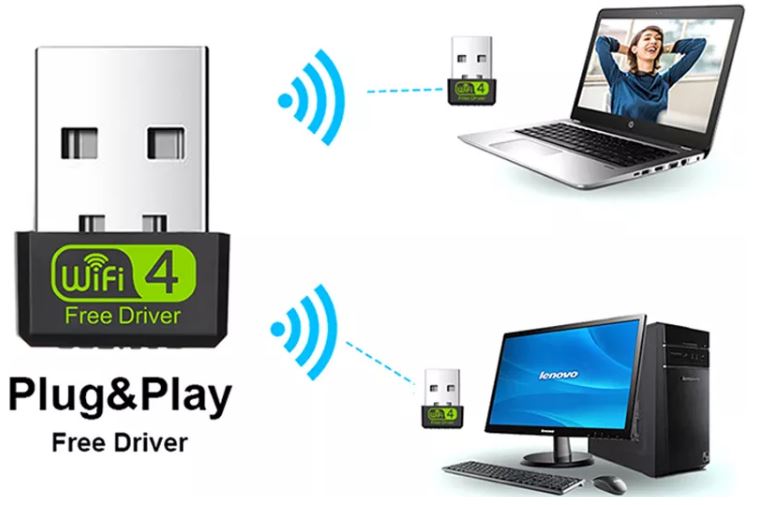 Realtek 8818GU USB N150 WiFi 4 Adaptor - oem
