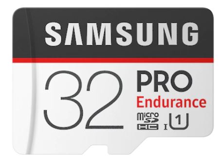 PRO Endurance microSD 100/30MBs with Adapter 32GB | 64GB | 128GB