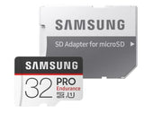 PRO Endurance microSD 100/30MBs with Adapter 32GB | 64GB | 128GB