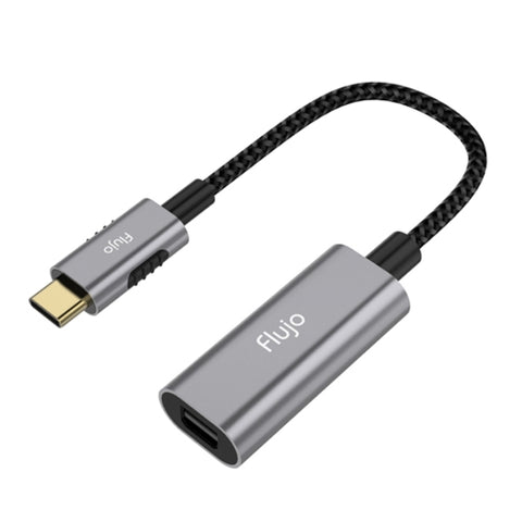 Flujo X-32 USB  C to Mini DisplayPort Female Cable(Grey) Data transfer  Grey