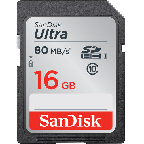 SDSDUNS SD Ultra SD Card | 80MB/s read, U1, CL10 - 16GB