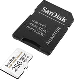 SDSQQNR High Endurance UHS-I C10 U3 V30 4K R100/W40 MicroSD Card w/Adapter