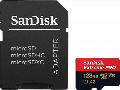 SanDisk Extreme Pro SQXCD microSD Card with SD Adapter | V30, U3, C10, A2, UHS-I