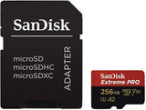 SanDisk Extreme Pro SQXCD microSD Card with SD Adapter | V30, U3, C10, A2, UHS-I