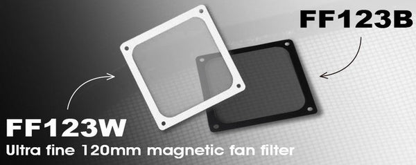 SILVERSTONE 12CM FAN FILTER, BLACK