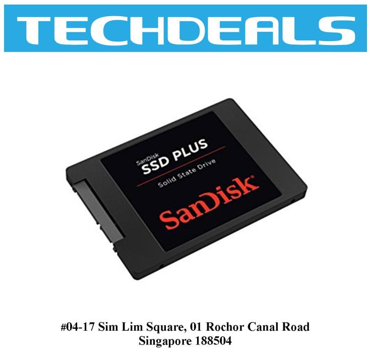 SanDisk SSD PLUS 2.5" SATA 6Gb/s Solid State Drive