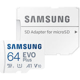 Samsung EVO Plus MicroSDXC up to 130MB/s Read, with SD Adapter
