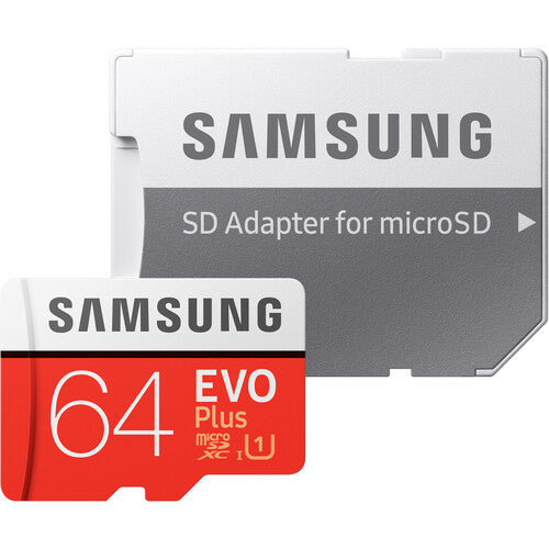 EVO Plus microSDXC UHS-I Card with SD Adapter