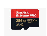 SanDisk Extreme Pro microSDXC SQXCD V30 U3 C10 A2 UHS-I w/SD Adaptor | 200MB/s R | 140MB/s W - 256GB / 512GB