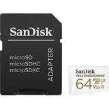 SDSQQVR MAX Endurance MicroSD Card w/Adapter | 64GB | 128GB | 256GB