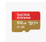 SanDisk SDSQXAV Extreme microSDXC Card for Mobile Gaming, upto 190 MB/s R, 130MB/s W, without SD Adapter - 512GB