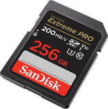 SanDisk SDXXD Extreme PRO SDXC UHS-I Card V30, U3, C10, UHS-I, 200MB/s R, 140MB/s W - 256GB