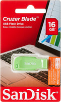 Sandisk SDCZ50C-016G Cruzer Blade 16GB USB 2.0 Drive