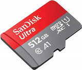 SDSQUA4 Ultra MicroSDXC Card without Adapter | A1, C10, 120M Read, U1