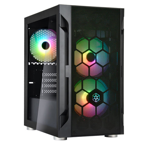 SilverStone FARA H1M PRO Micro-ATX Gaming Case with ARGB