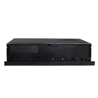 SilverStone SST-ML04 Black Micro-ATX/Mini-DTX/Mini-ITX Casing support ATX Power Supply