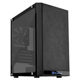 PS15B-RGB Tempered Glass mATX  Case with 3*120mm Fans (2*RGB)