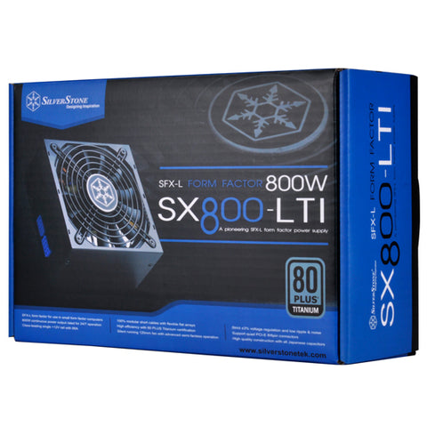 Silverstone SX800-LTI 800w 80+ Titanium SFX-L Power Supply PSU