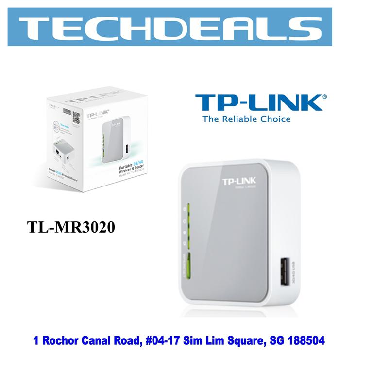 TP-Link TL-MR3020 150Mbps Portable 3G/4G Wireless N Router