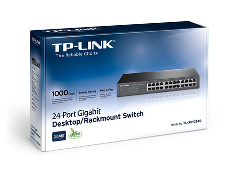 TL-SG1024D 24-Port Gigabit Desktop/Rackmount Network Switch