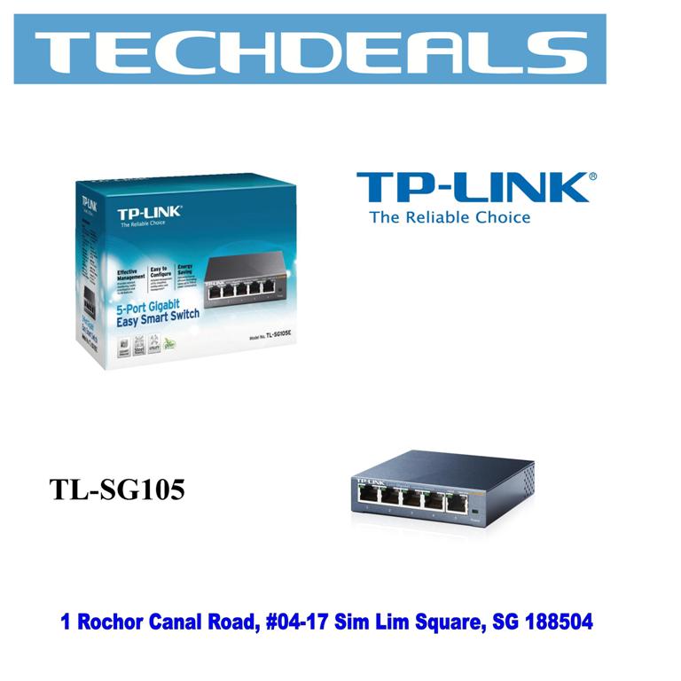TL-SG105 5-port Desktop Gigabit Switch