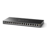 TL-SG116E 16-Port Gigabit Easy Smart Switch | Desktop Steel Case