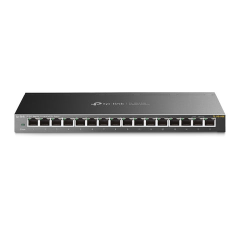 TL-SG116E 16-Port Gigabit Easy Smart Switch | Desktop Steel Case